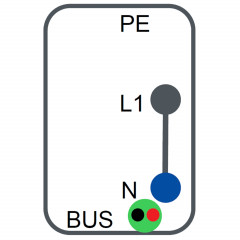 Canalis KB - connecteur dérivation 16A - sélection de ph. sans protec.