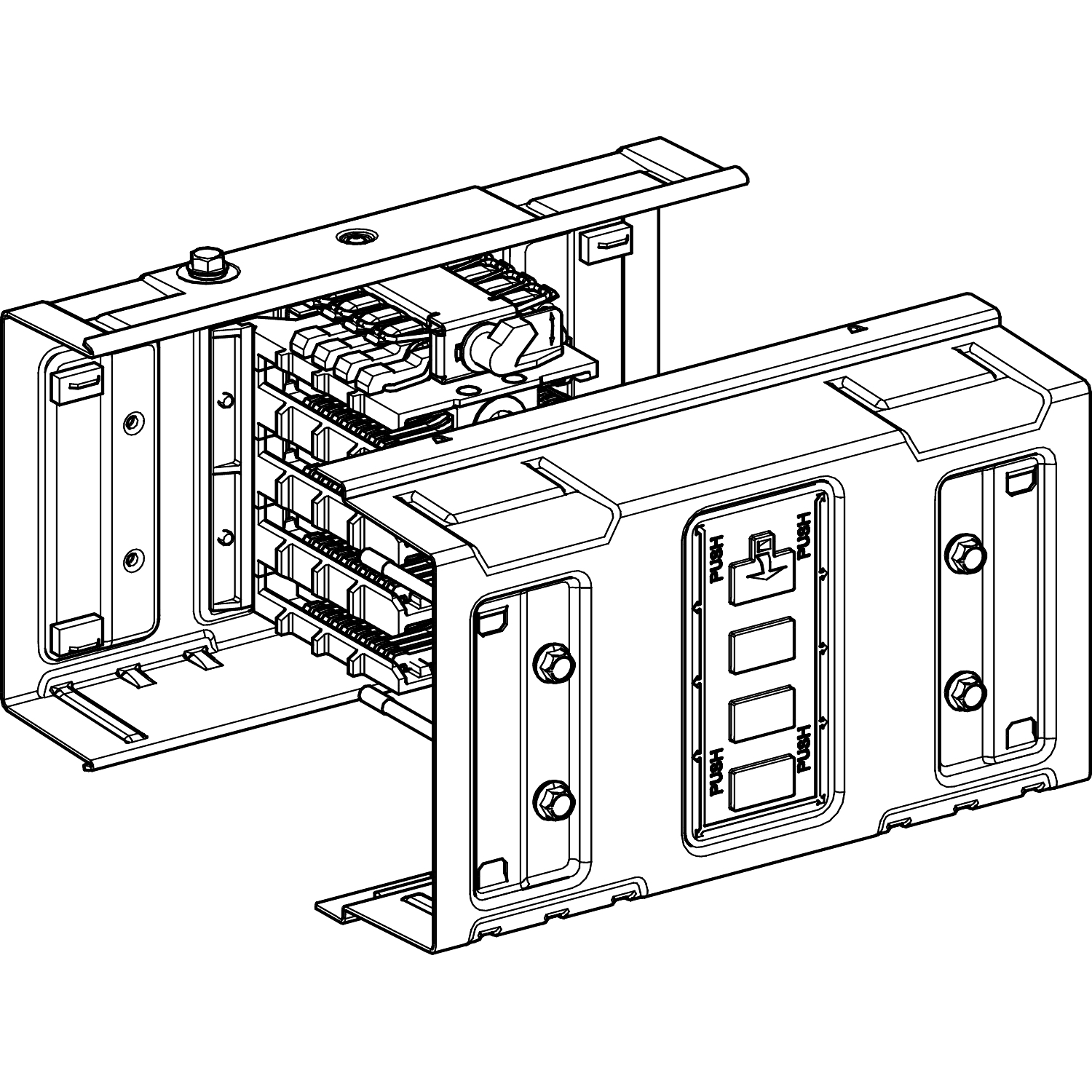 Canalis KSA - unité de jonction électrique et mécanique - 630A