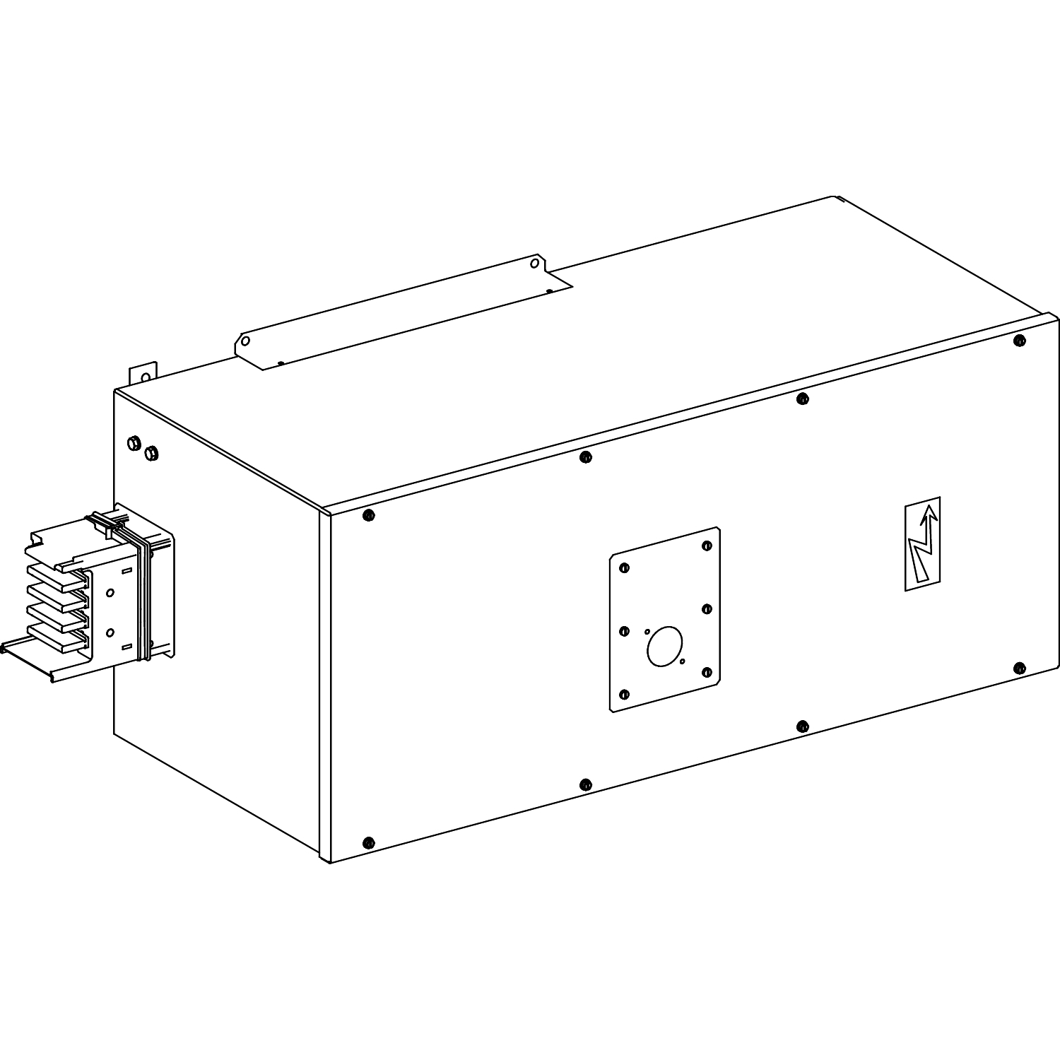 Canalis KSA - alimentation pour KS 630 A - montage à droite