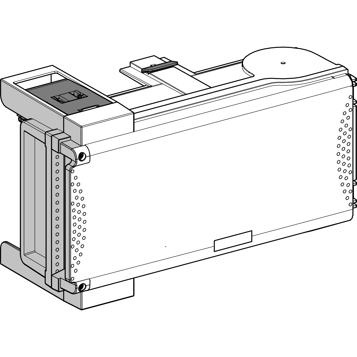 Canalis KSB - coffret de dérivation 50A pour fusible NF 14x51 - 3L+N+PE