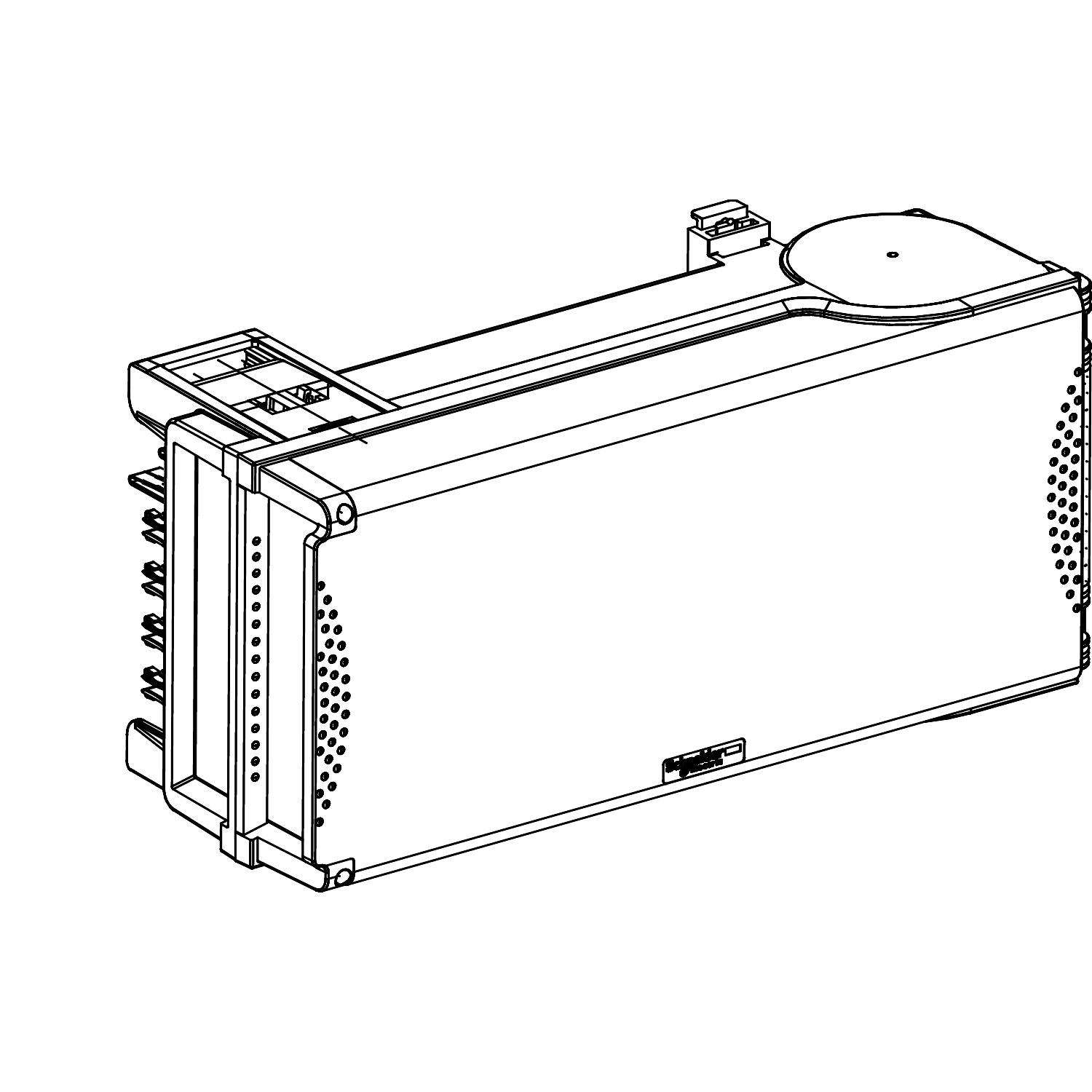 Canalis KSB - coffret de dérivation 100A pour fusible NF 22x58 - 3L+N+PE
