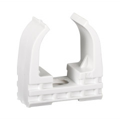 Mureva FIX - clip à tube standard - pour conduits Ø16mm - blanc polaire