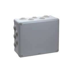 Mureva Box, boite de dérivation IP55 + embouts 275x225x120, gris