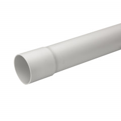 Mureva Tube - conduit rigide tulipé PVC gris - Ø63mm/3m