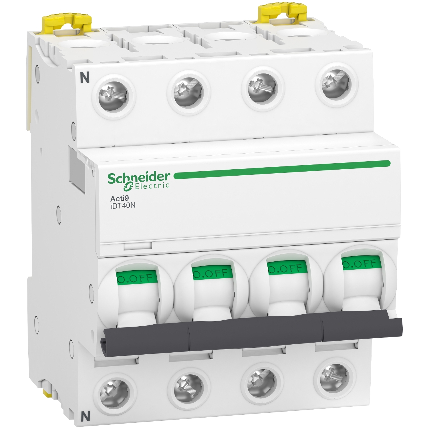 Acti9 iDT40N - disjoncteur modulaire - 4P - 40A - courbe C - 6000A/10kA