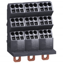 Linergy DP - Répartiteur NSX 3P - 250A Icc 150kA - connect 3x(6x10mm² + 3x16mm²)