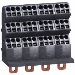 Linergy DP - Répartiteur NSX 4P - 250A Icc 150kA - connect 4x(6x10mm² + 3x16mm²)