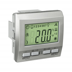 Unica KNX - contrôleur de température - aluminium