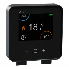 Wiser - thermostat d'ambiance connecté liaison zigbee 2,4GHz - anthracite
