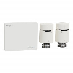 Wiser - kit 2 vannes thermostatiques connectées Génération 2
