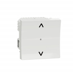 Wiser Unica - interrupteur volet-roulant - 4A - zigbee - blanc - méca seul