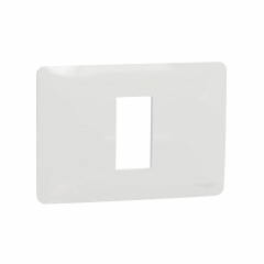 Unica Studio - plaque de finition - Blanc - 1 module