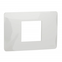 Unica Studio - plaque de finition - Blanc - 2 modules