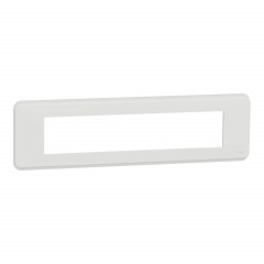 Unica Pro - plaque de finition - Blanc - 10 modules