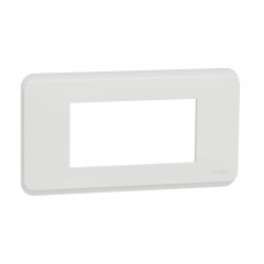 Unica Pro - plaque de finition - Blanc antibactérien - 4 modules