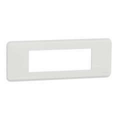 Unica Pro - plaque de finition - Blanc antibactérien - 6 modules