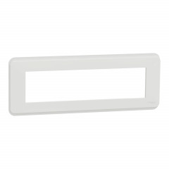 Unica Pro - plaque de finition - Blanc - 8 modules