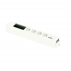 Unica System+ - nourrice précâblée M - 4x 2P+T + USB A+C +VDI 4 mod - blanc
