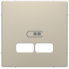 D-Life - enjoliveur pour prise USB - blanc sable