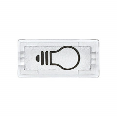 D-Life - symbole de rechange hublot d'enjoliveur - transparent picto ampoule