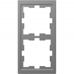 D-Life - cadre de finition - acier - 2 postes