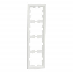 D-Life - cadre de finition - blanc nordic mat - 4 postes