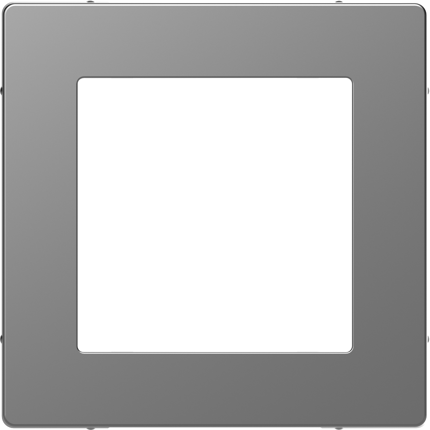 D-Life - cadre de finition pour méca 45x45 Unica - acier - 1 poste