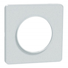 Odace Touch - plaque de finition - blanc Recyclé - 1 poste