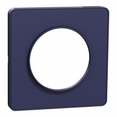 Odace Touch - plaque de finition - cobalt - 1 poste