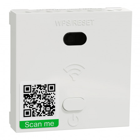 Unica - wifi répéteur - 300Mb/s 2.4 GHz - 2 mod - méca seul bornier vis - blanc