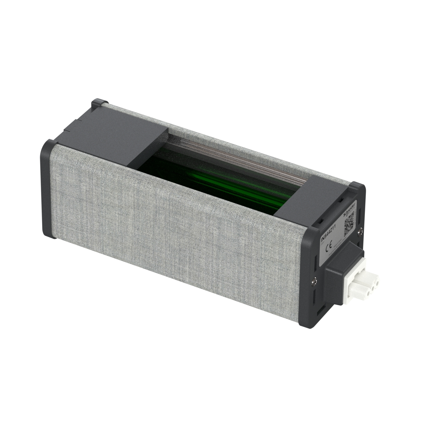 Unica System+ - nourrice précâblée vide M - 4mod 90x45mm pour Unica - anth/tissu