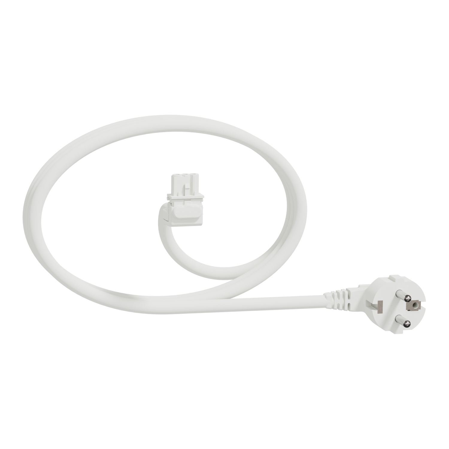 Unica System+ - cable spécifique pour nourrice M - 1,5mm2 - 6m - coudé - blanc