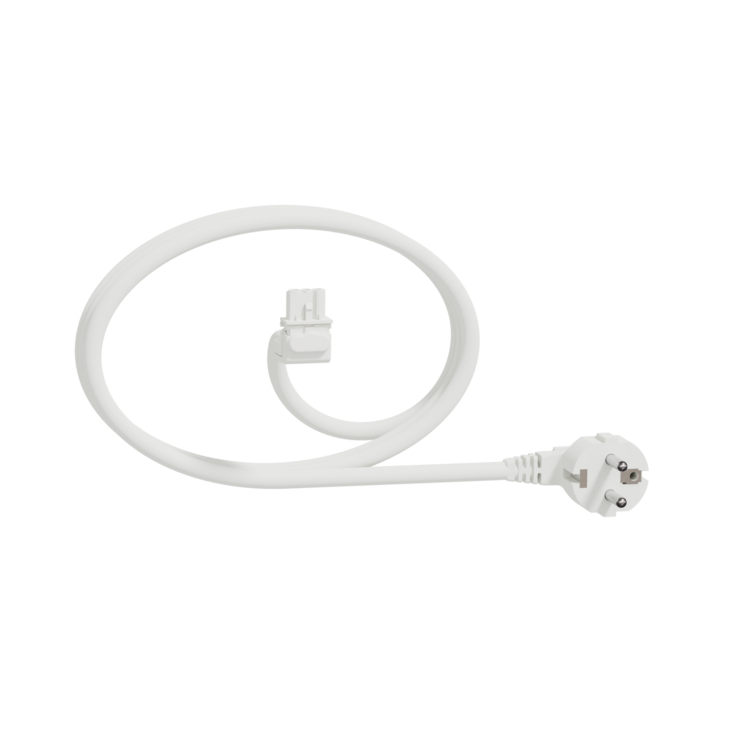 Unica System+ - cable spécifique pour nourrice M - 1,5mm2 - 10m - coudé - blanc