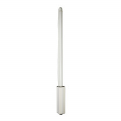 OptiLine 45, colonne mobile aluminium laqué blanc polaire 4 faces 2,15 m