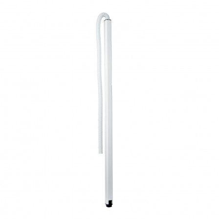 OptiLine 45, colonne mobile aluminium laqué blanc polaire 1 face 2,15 m