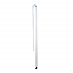 OptiLine 45, colonne mobile aluminium laqué blanc polaire 2 faces 2,45 m