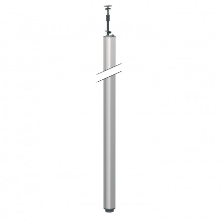 OptiLine 45, colonne fixe à vérin aluminium 1 face de 3,1 à 3,5 m