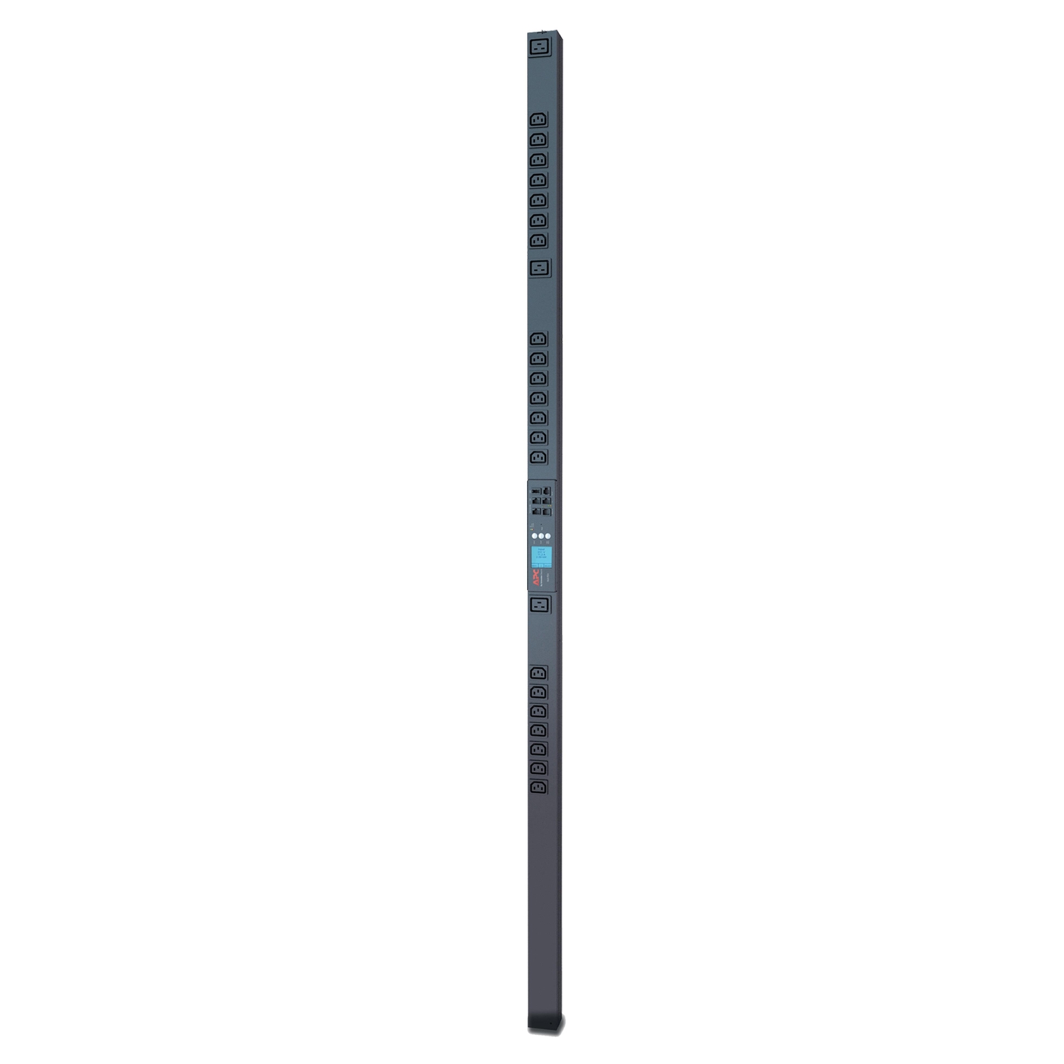 APC Rack PDU 2G, Metered-by-Outlet, ZeroU, 16A, 100-240V, (21) C13 (3) C19