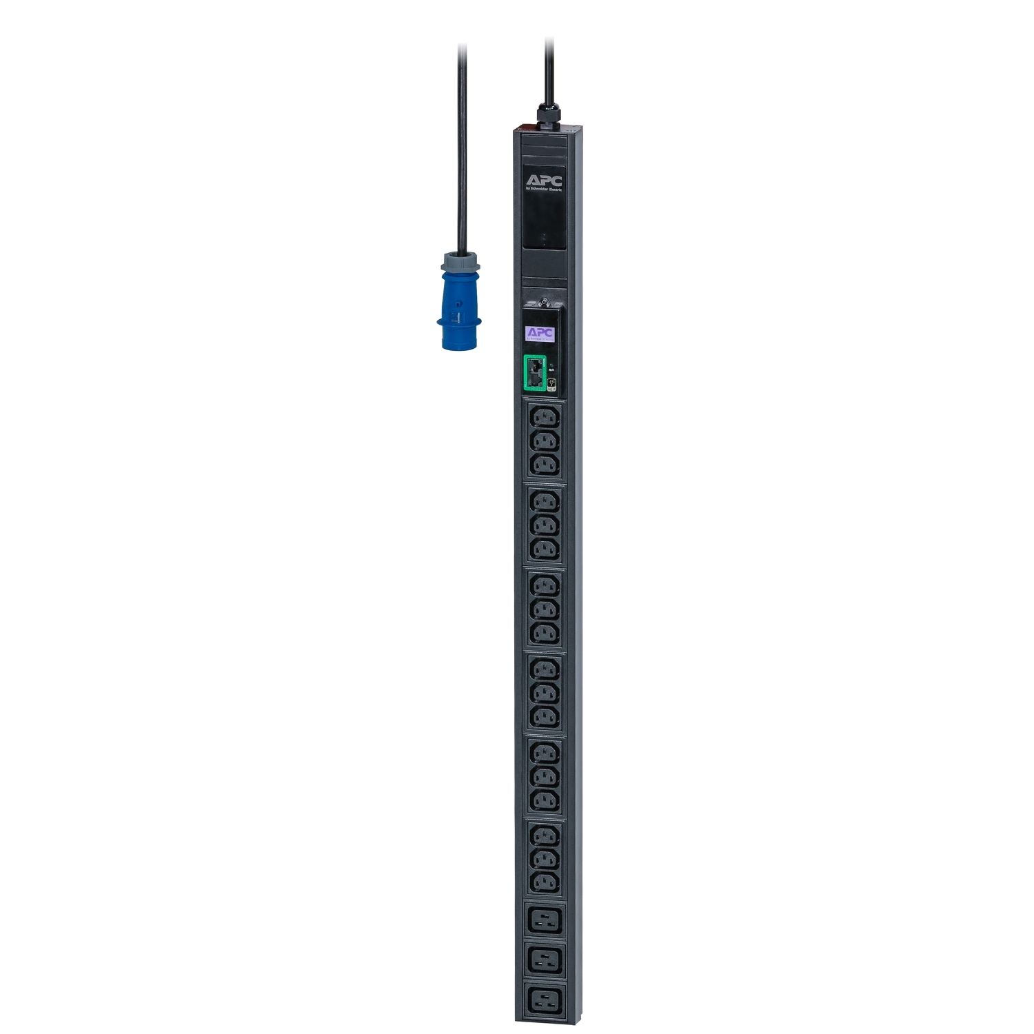 Easy PDU - Mesuré - Zero U16A230V -(18)C13 & (3)C19 - IEC309