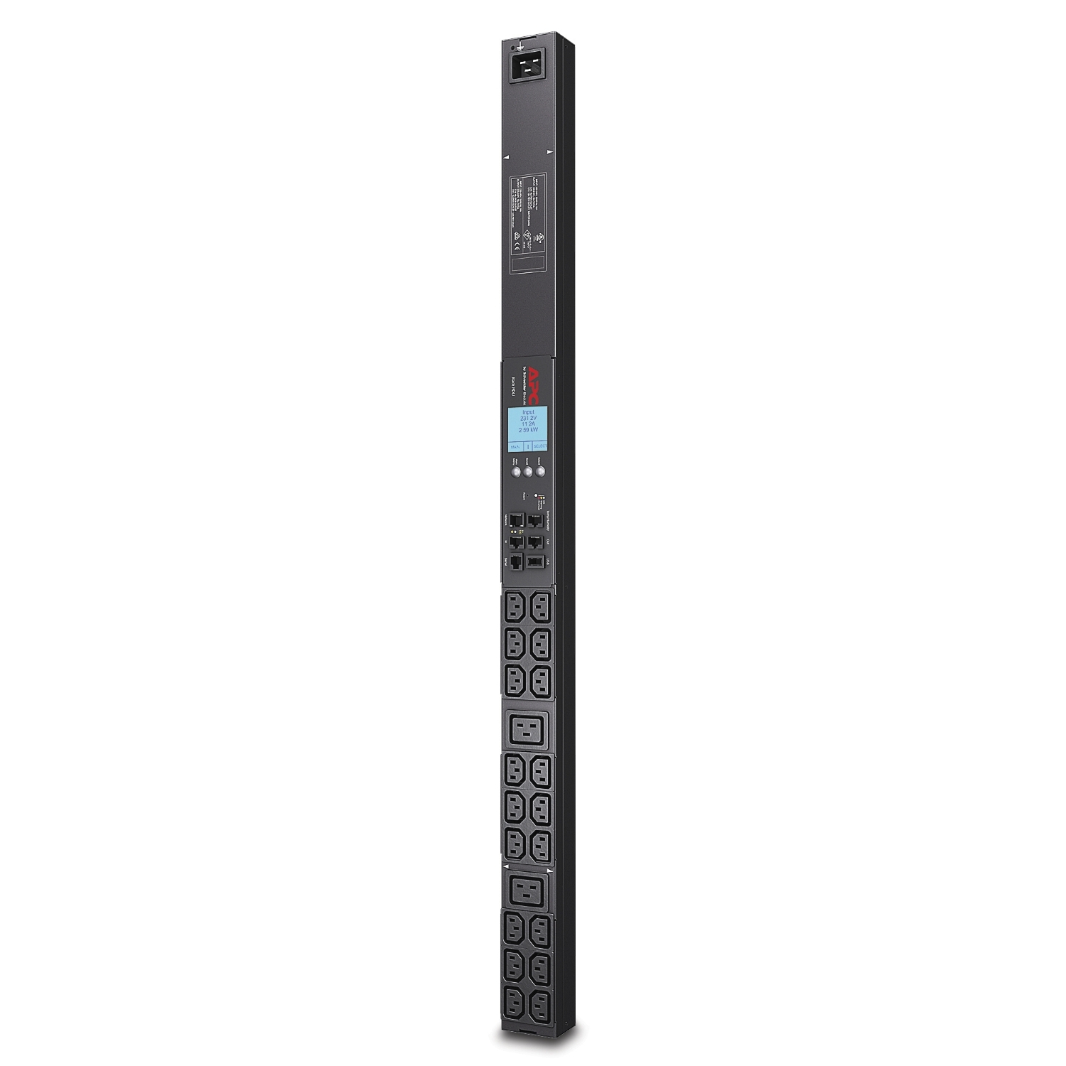 Netshelter - Rack PDU 2G - Mesuré - 20A/208V 16A/230V - (18) C13 & (2) C19