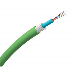 Actassi - câble optique FL-C - OS2 - 04 FO - LT - D - vert - au mètre linéaire