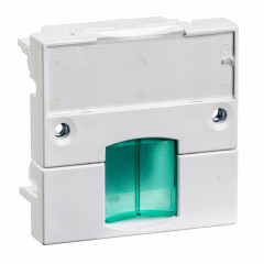 Actassi - support adaptable 45x45mm blanc polaire - volet vert