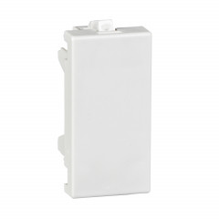 Actassi - obturateur encliquetable 22,5x45mm blanc polaire - volet blanc