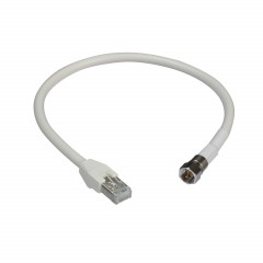 Resi9 Connect Performance - câble IEC (Tele Type F) vers RJ45 - data 100O - 0,4m