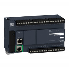Modicon M221, contrôleur 40E/S PNP, port Ethernet+série, 24VCC