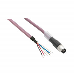 Modicon TM - Cable,straight,m8-4p,fema