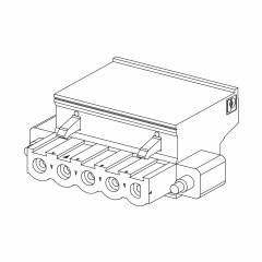 Modicon X80 - borniers débrochables - à cage - pour module d'alim. - lot de 2