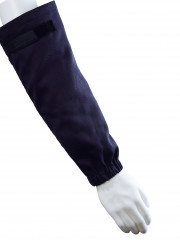 MANCHETTE COTON BLEU 40 CM