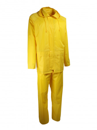 ENSEMBLE PLUIE NYL/PVC JAUNE, M