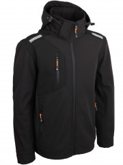 VESTE SOFTSHELL NOIRE 2XL